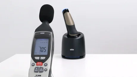 Measuring the Noise Level of Cleaning Stations