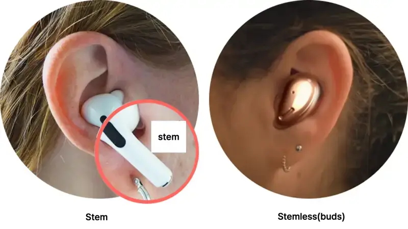 Stemless Type and Stem Type